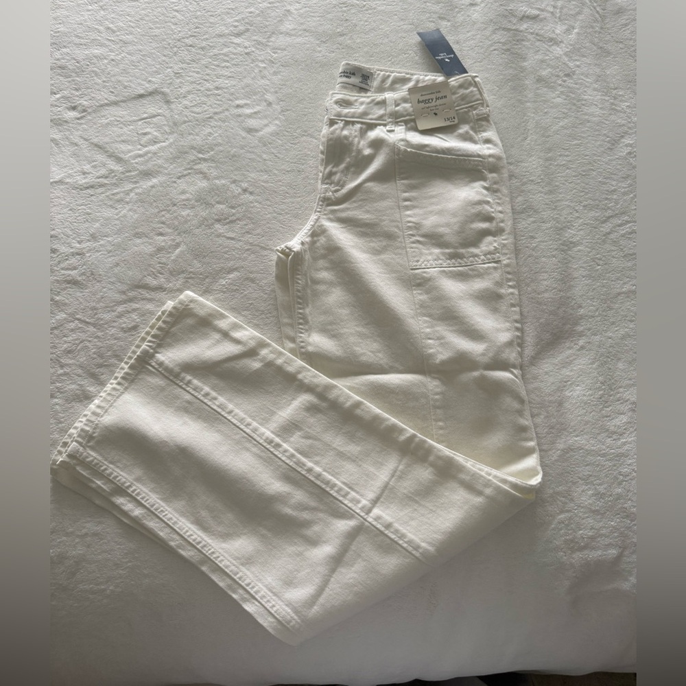 abercrombie kids Off White Girls' Baggy Jeans